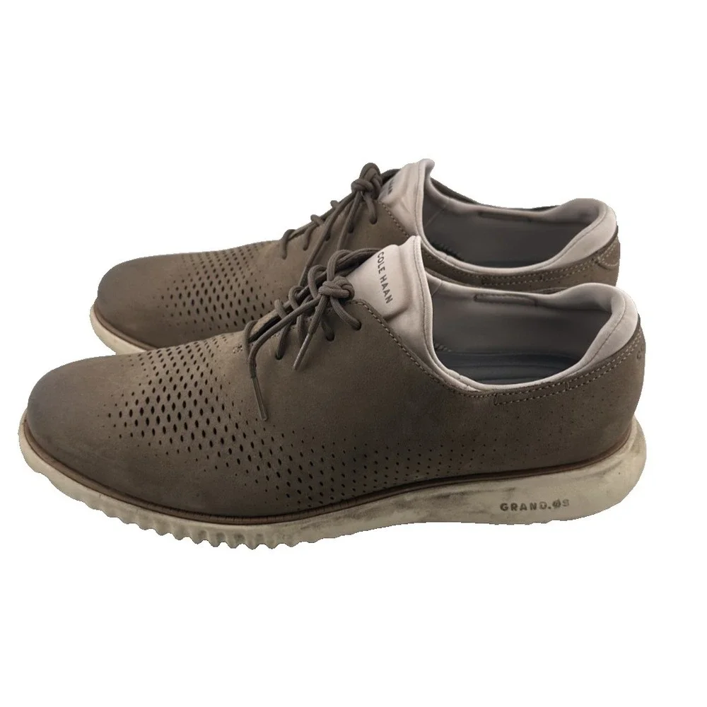 Cole Haan OriginalGrand‎ Brown Perforated Oxford Shoes Men's Zerogrand Casual